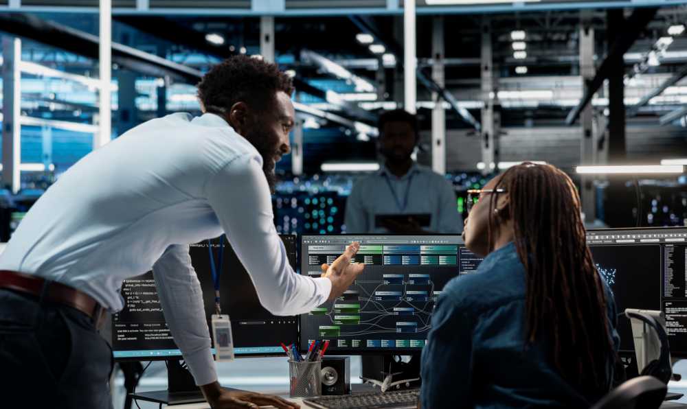 Professional working